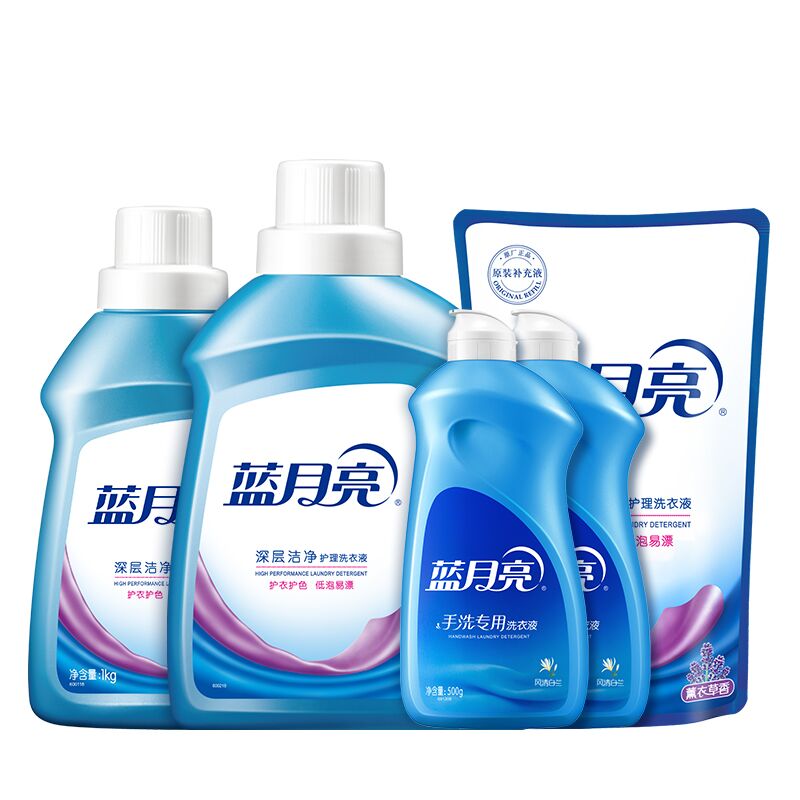 蓝月亮洁净薰2kg+洁净薰1kg+袋1kg+手洗神器500g*2  80000989（单位：套） 图片色