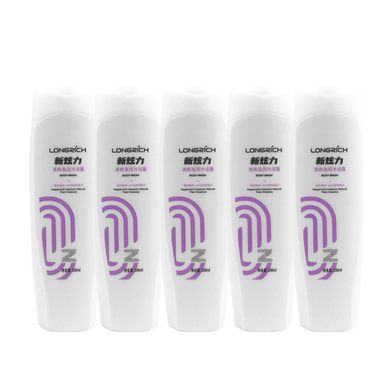 隆力奇清爽滋润沐浴露200ml*5瓶  本白色   本白色