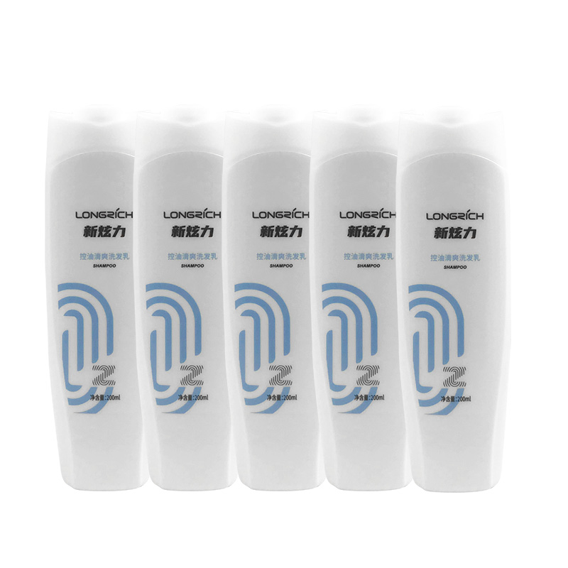 隆力奇控油清爽洗发水200ml*5瓶  本白色   本白色
