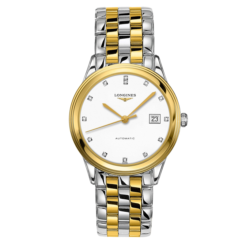 Longines浪琴 军旗系列机械手表男腕表(38.5mm) L4.974.3.27.7  单位：块 白色