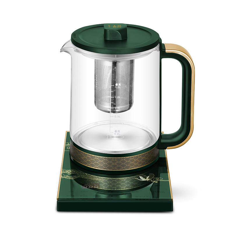 荣事达瑞鹤养生水壶YSH12A01  图片色   墨绿色