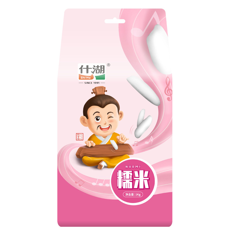 什湖（SHIHURICE）糯米1kg（单位：袋） 粉色
