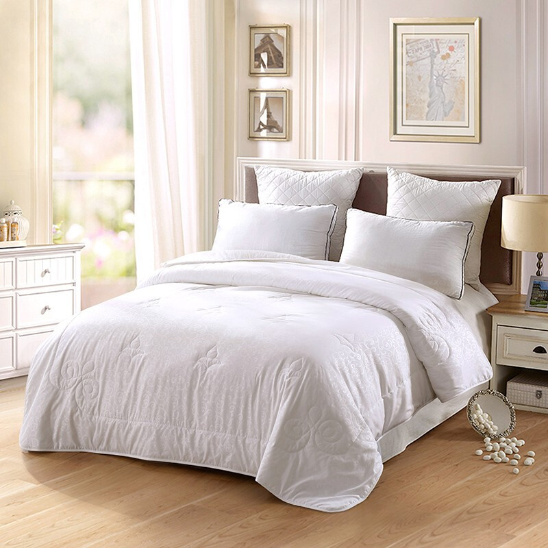 LOVO 典雅蚕丝被 VQS2007-5  图片色   白色