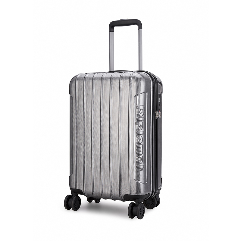 外交官拉杆箱-拉丝灰-24英寸  HM-6283 /个 灰色