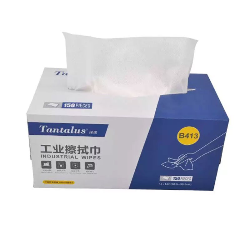 探途（Tantalus） B413 工业擦拭巾白色 定做 1箱 150片/盒 4盒/箱  图片色   图片色