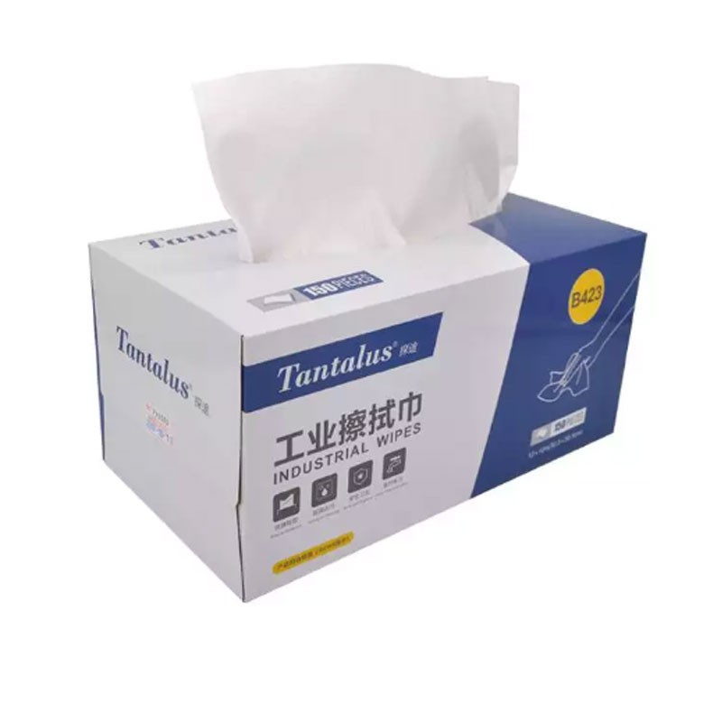 探途（Tantalus） B423 工业擦拭巾白色 定做 1箱 150片/盒 4盒/箱  图片色   图片色