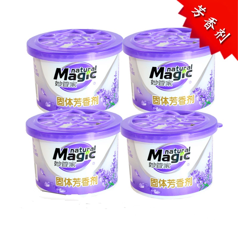妙管家固体芳香剂(薰衣草香）(新疆、青海、西藏不发货)  120g*4盒  
