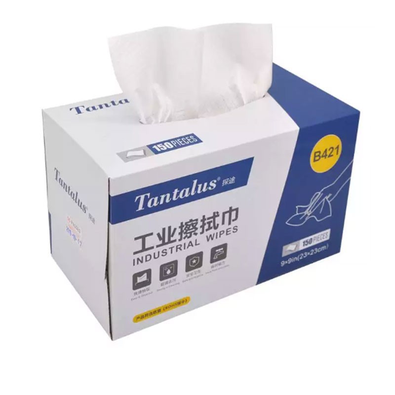 探途（Tantalus） B421 工业擦拭巾白色 定做 1箱 150片/盒 6盒/箱  图片色   图片色