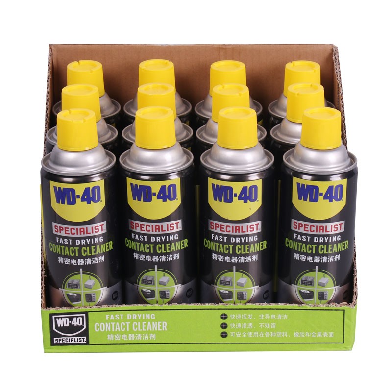 wd-40精密电器仪器清洁剂wd40 switch手柄漂移修复主板线路板电路板清洗剂360ml 12瓶整箱装  图片色   图片色