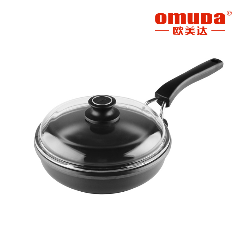 欧美达格特匠心重力铸造煎锅24cmOJ7324（单位：个） 黑色