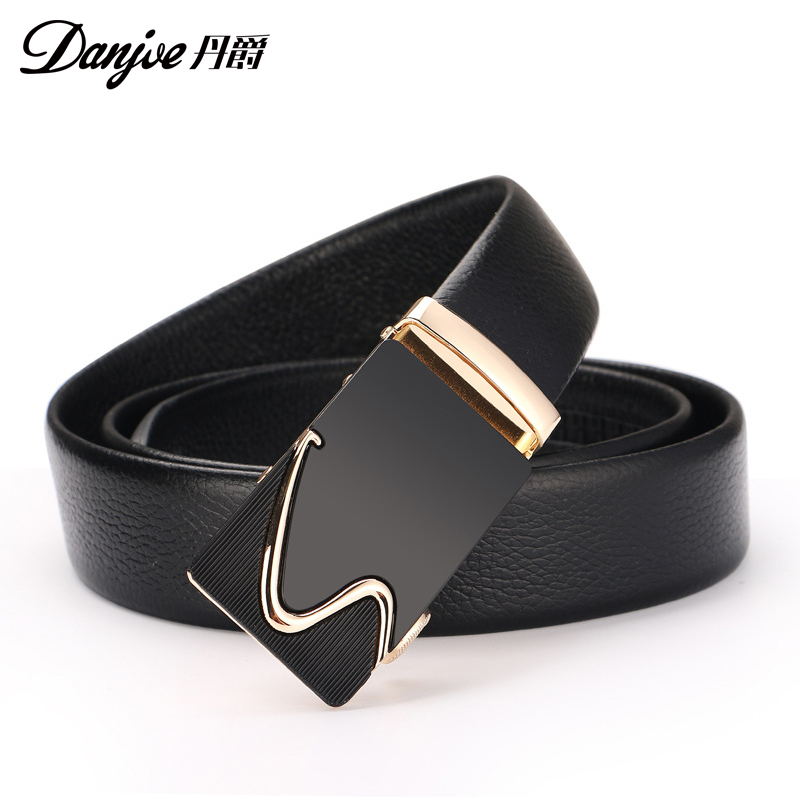 丹爵（DANJUE）新款头层牛皮男士皮带PD6礼盒装/盒 随机