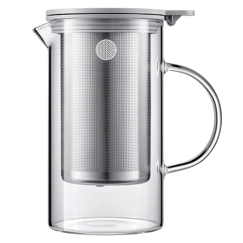 北鼎泡茶壶（含沥水杯）CD2002 800ml（单位：个） 透明玻璃