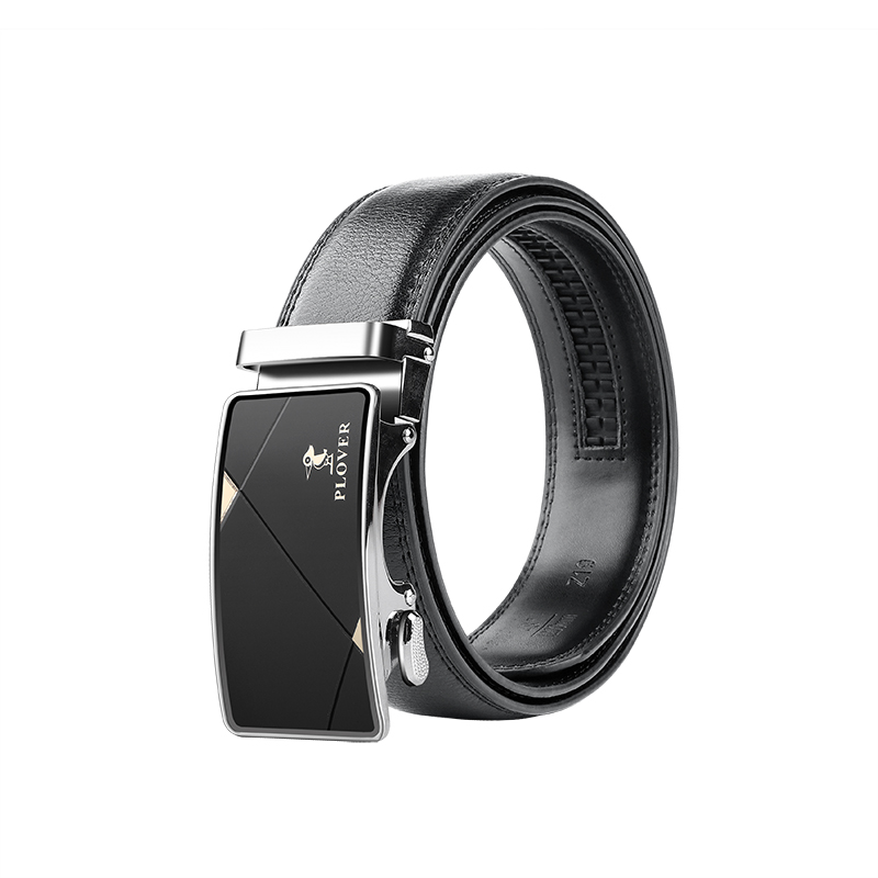 PLOVER香港啄木鸟男士自动扣皮带GD1839-A  黑色  