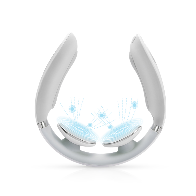 SKG 颈椎按摩器 时尚颈椎按摩仪 颈椎经络电脉冲护颈仪 4098 时尚款 白色