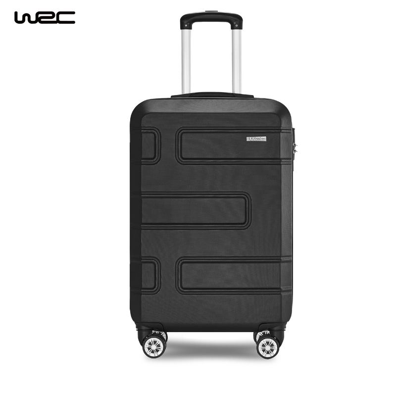 WRC简约斜纹拉杆箱W-J50888 20寸/个 黑色 20寸