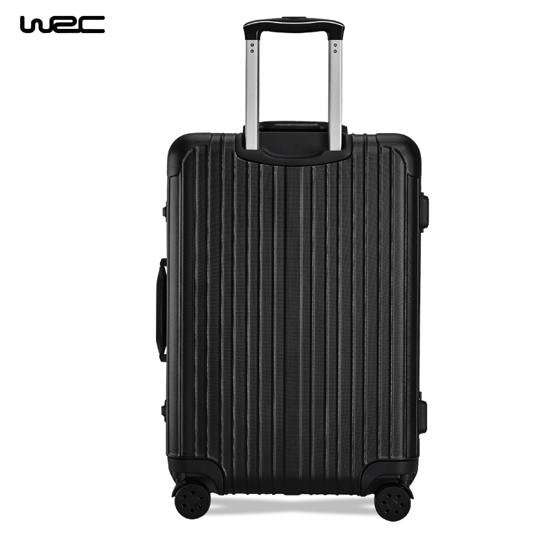WRC金属包角铝框拉杆箱W-J770/个 黑色 20寸