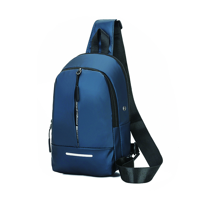 WRC时尚胸包单肩包W-9060/个 蓝色