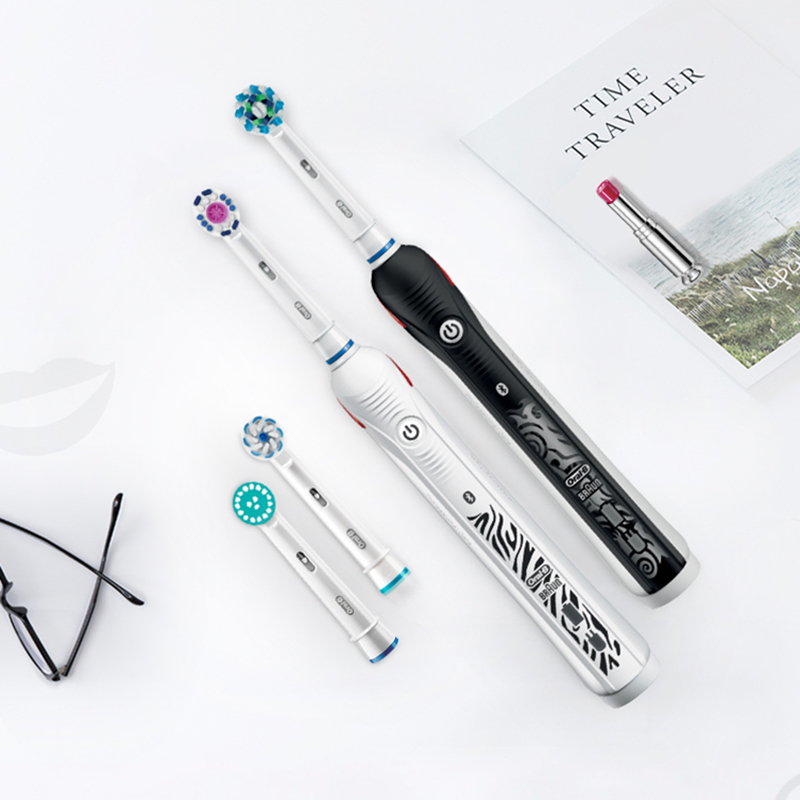 欧乐B成人牙刷P4500  白色    白色  