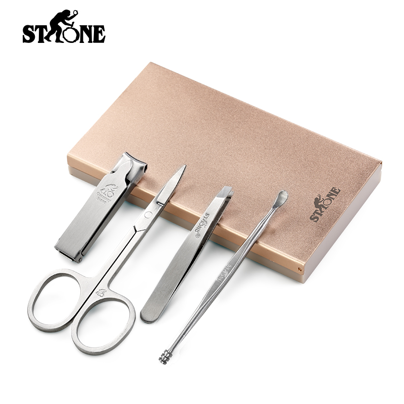 司顿STD092A月光宝盒指甲剪套装  不锈钢色   不锈钢色