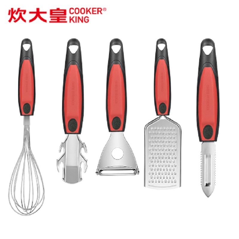 炊大皇致享厨房工具五件套CK83395（单位：套） 红色