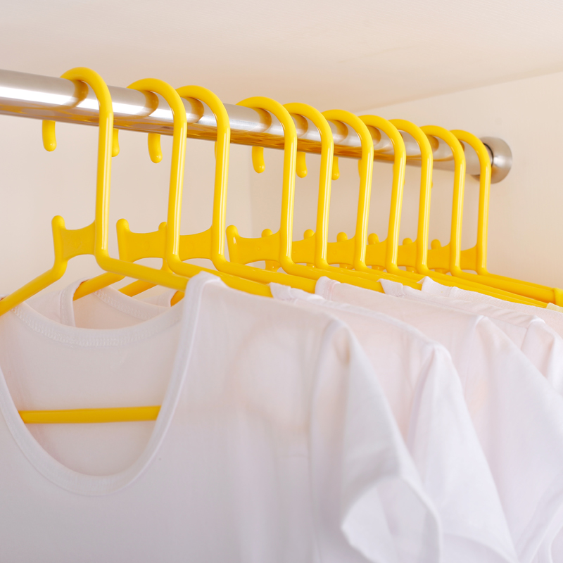 茶花轻便衣架07041T  绿色  