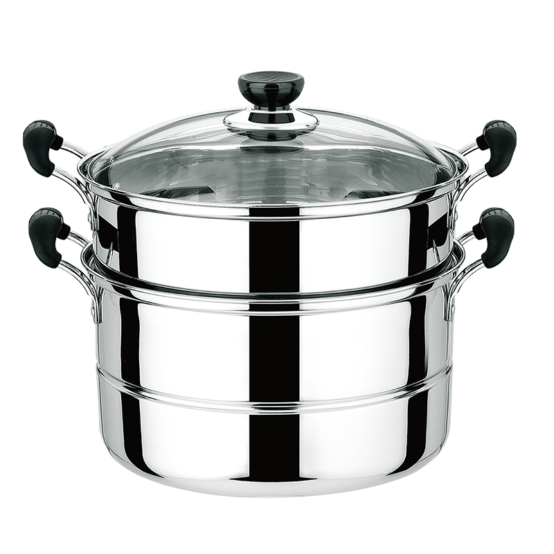 德世朗（DESLON） 蒸蒸日上两层多用蒸锅 DFS-Z018B （单位：个） 不锈钢色