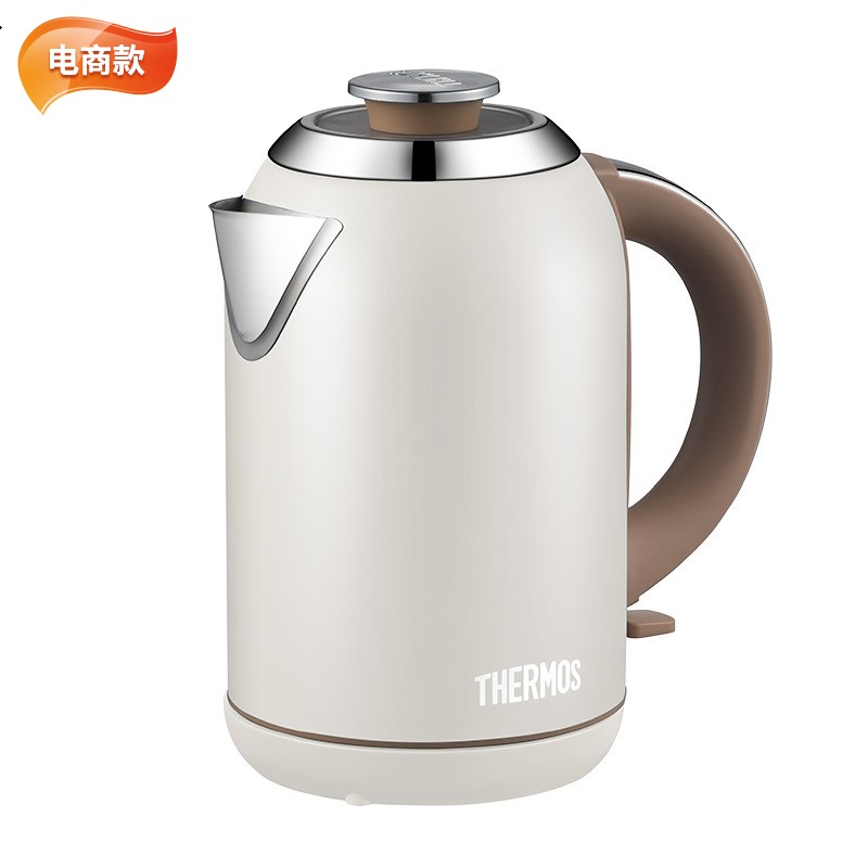 膳魔师 EHA-1323A电热水壶自动家用304不锈钢1.7升 白色