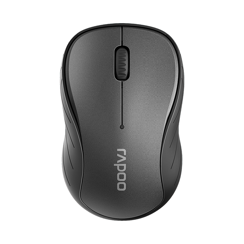 雷柏M260G多模式无线蓝牙静音鼠标 深灰色