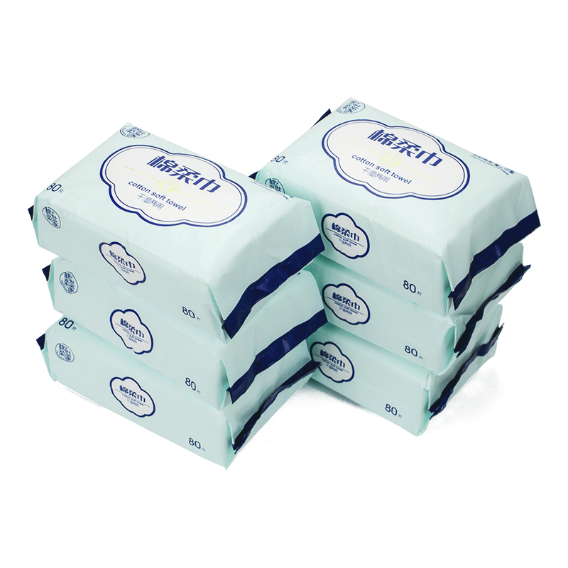 棉柔世家  80抽棉柔巾  80抽/包 24包/箱  无香型  