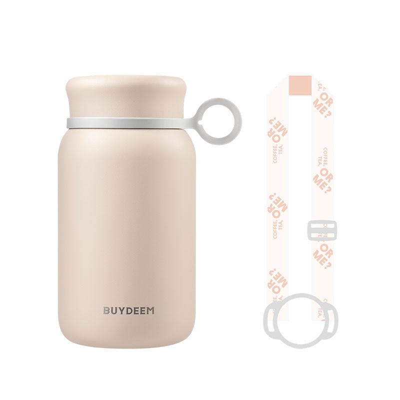 北鼎（Buydeem）Creamy奶油瓶保温杯316不锈钢300ml 茱萸粉-停售