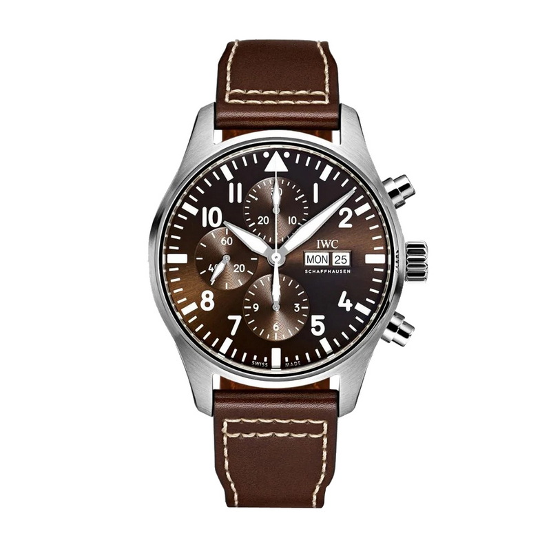 IWC万国 飞行员系列机械计时手表&ldquo;安东尼&middot;圣艾修佰里&rdquo;特别版男腕表 IW377713  棕色  