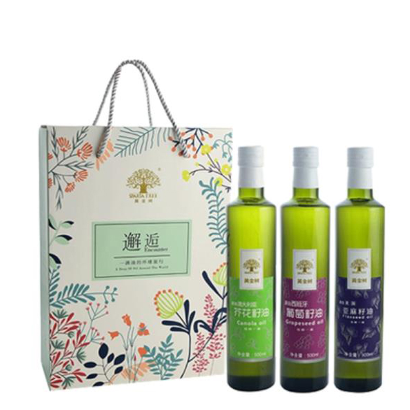 黄金树三结义健康油三支装1.5L  拿铁色  