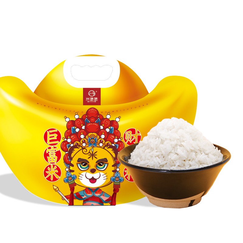 米妹妹（MIMEIMEI） 元宝巨富 1kg 东北大米1kg 黄色（单位：袋）