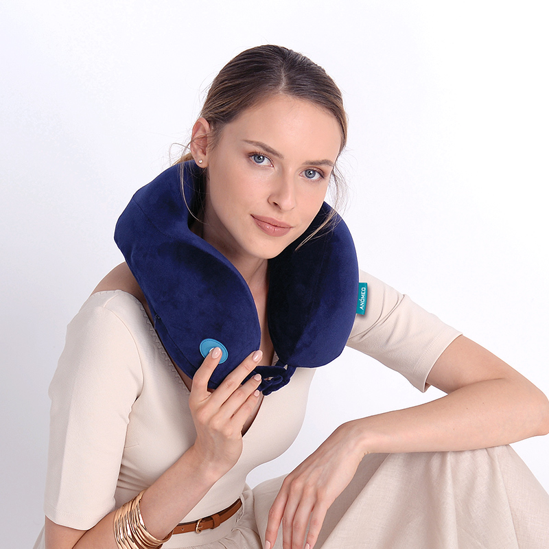 艾那美ANOMEO按摩颈枕2403 宝石蓝