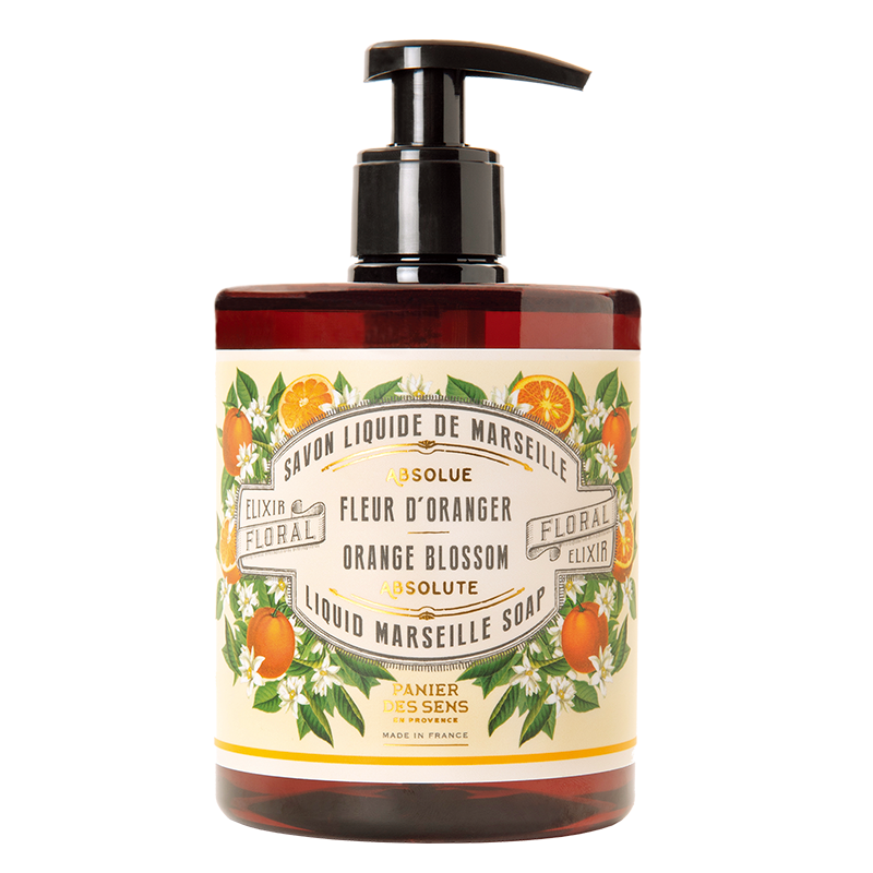 南法庄园PANIER DES SENS洁面皂 沐浴露液体皂（西藏、新疆、内蒙、甘肃、青海、宁夏不发货） 天然橙花香