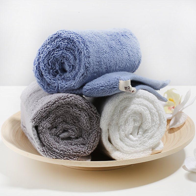 卡僑至尊2条装 长绒棉毛巾纯棉洗脸洗澡酒店面巾家用吸水男女全棉柔软情侣手帕子  混色  组合装