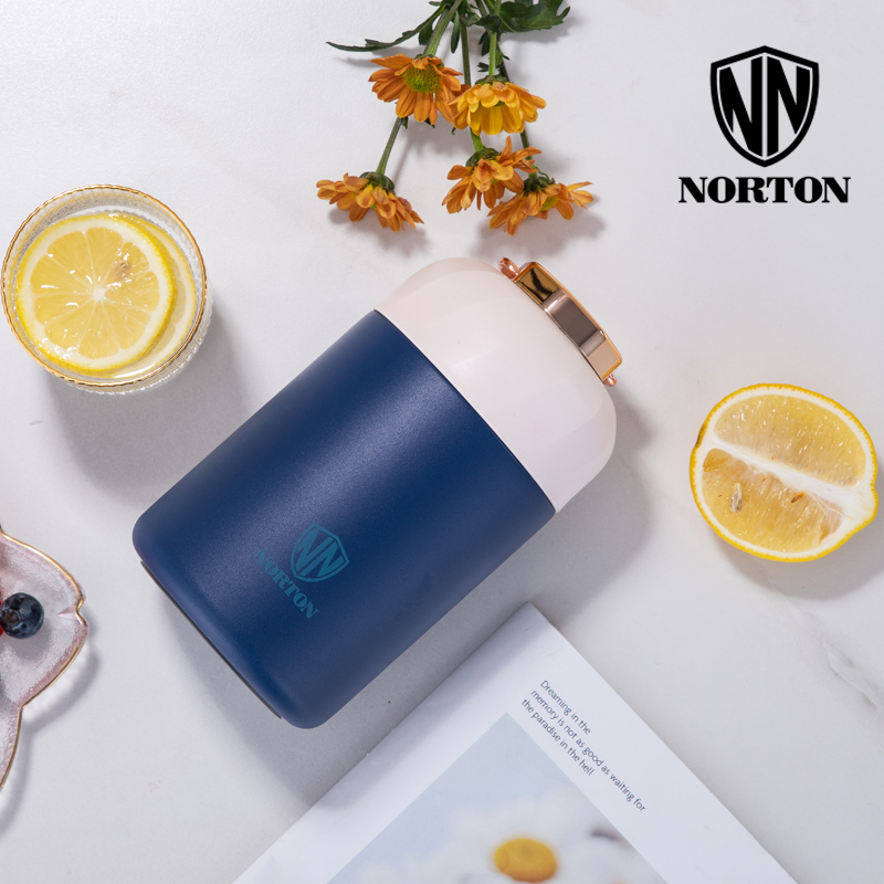 诺顿米勒真空焖烧杯600ml 5GML600 蓝色