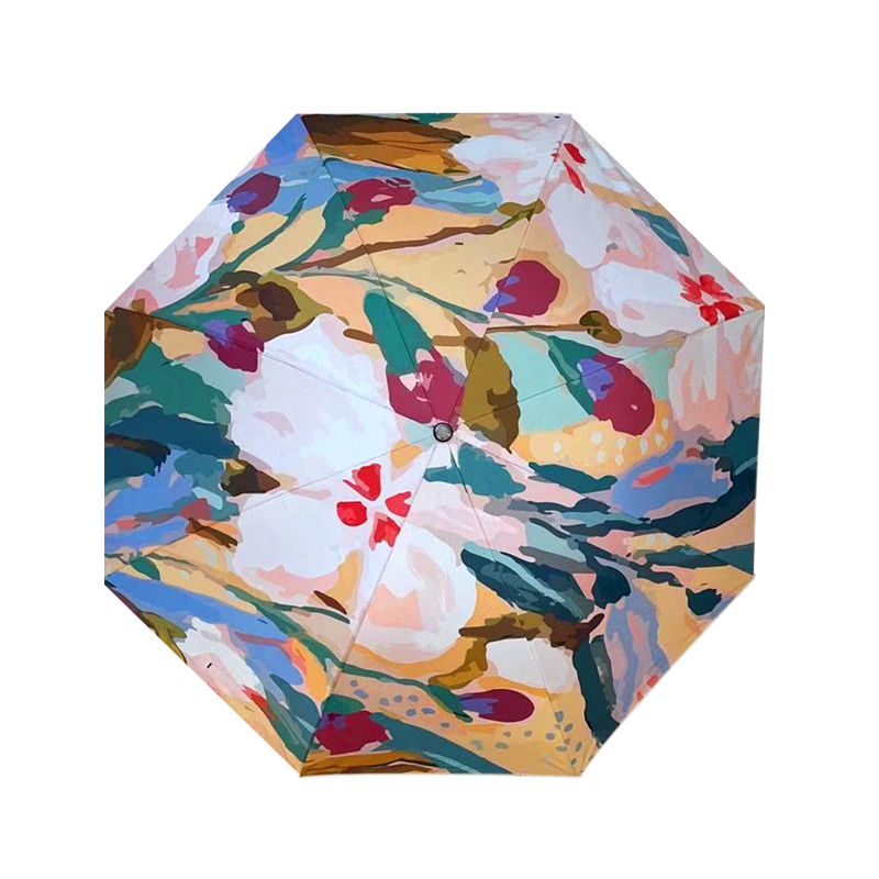 尼诺里拉艺术油画伞NR2081 紫姝