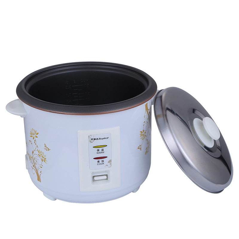 荣事达（Royalstar）电饭煲电饭锅家用传统老式直身锅6L大容量带蒸笼RZ-60B（单位：台） 白色