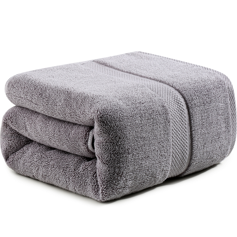 三利 圣托里尼浴巾 A类标准800克 JS315 80&times;160cm/条 灰色 单条装