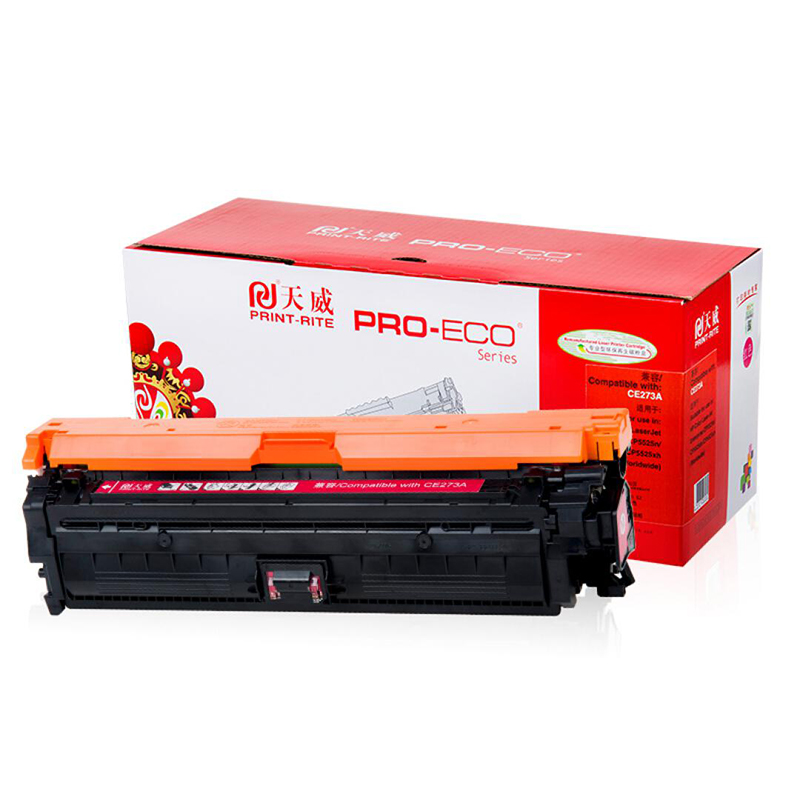 天威(PrintRite) PR-CE273AR 专业装 带芯片 打印约15000页 硒鼓 (计价单位：只) 红色