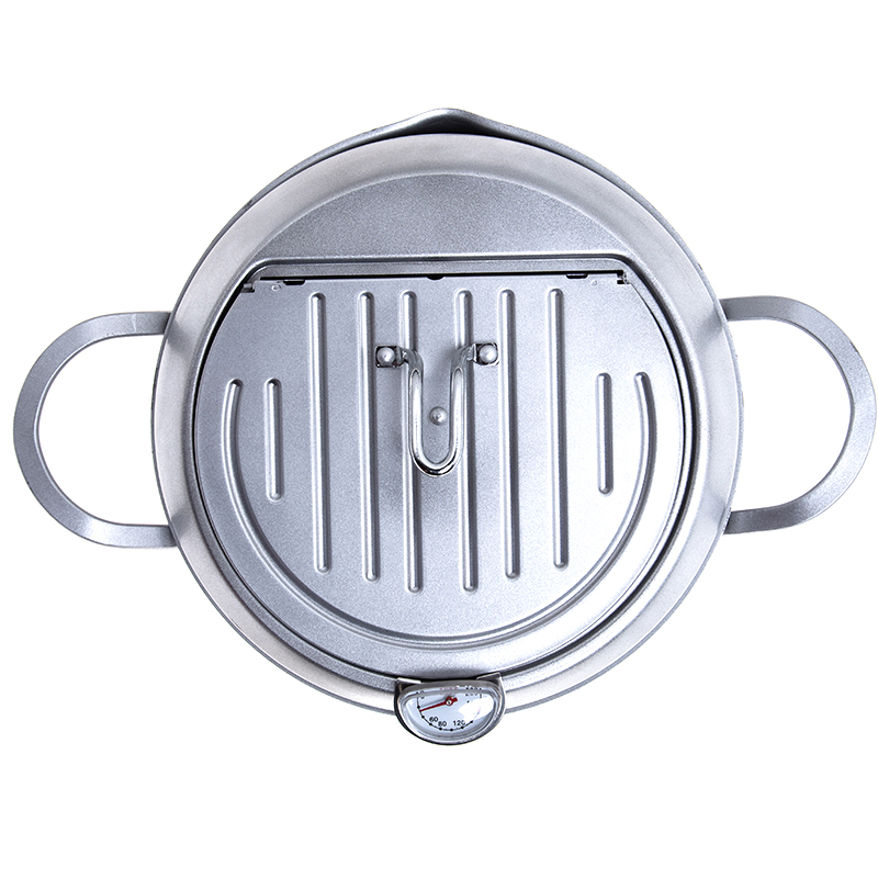 铁技油炸锅，XC-824,24CM 不锈钢色