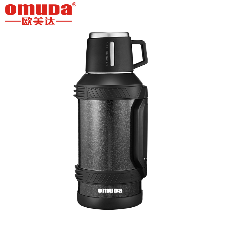 欧美达户外便携保温壶4000ML OSB862-B 曜石黑