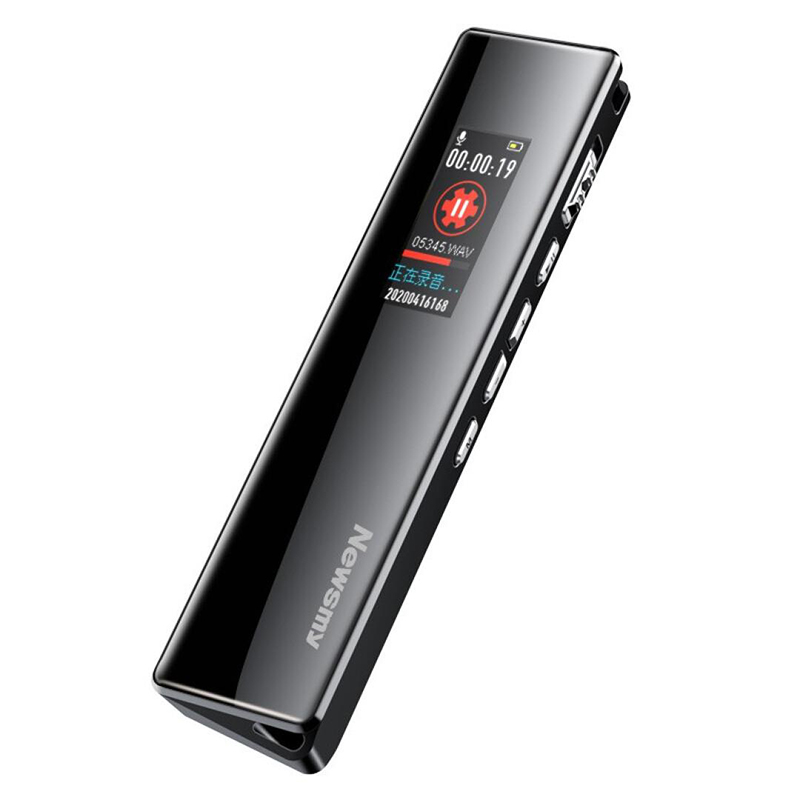 纽曼 NEWSMY 录音笔 V03 32G 专业普及微型高清降噪 学习/会议采访取证适用 MP3播放器 哑黑 单位 支 黑色