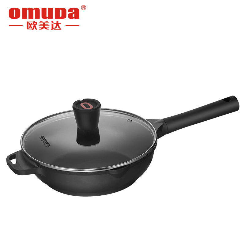 欧美达伯爵系列-不粘煎锅D款28cm BJJ28-D 曜石黑