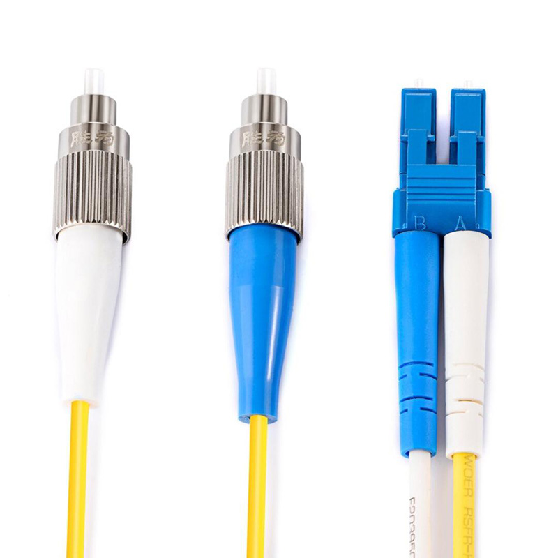 胜为 SHENGWEI FLFA-1030 工程电信级光纤跳线 LC(UPC)-FC(UPC)单模双芯 3米  随机  