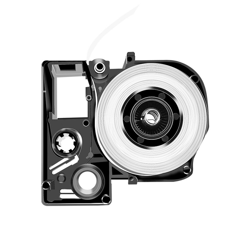 e代经典 18mm 适用爱普生EPSON LW400 LW700 标签色带 (计价单位：个) 白底黑字