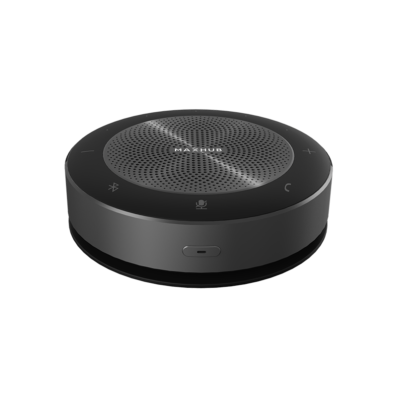 MAXHUB 无线充电全向麦克风 BM21  黑色  