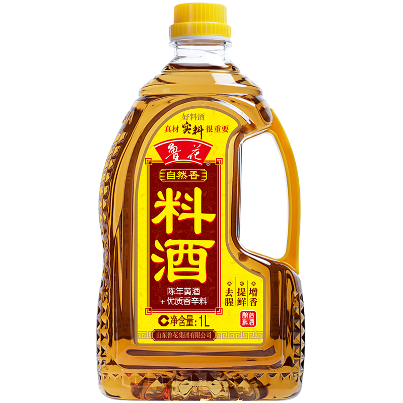 鲁花 烹饪黄酒/自然香料酒 1L&nbsp;（单位：瓶） 褐色