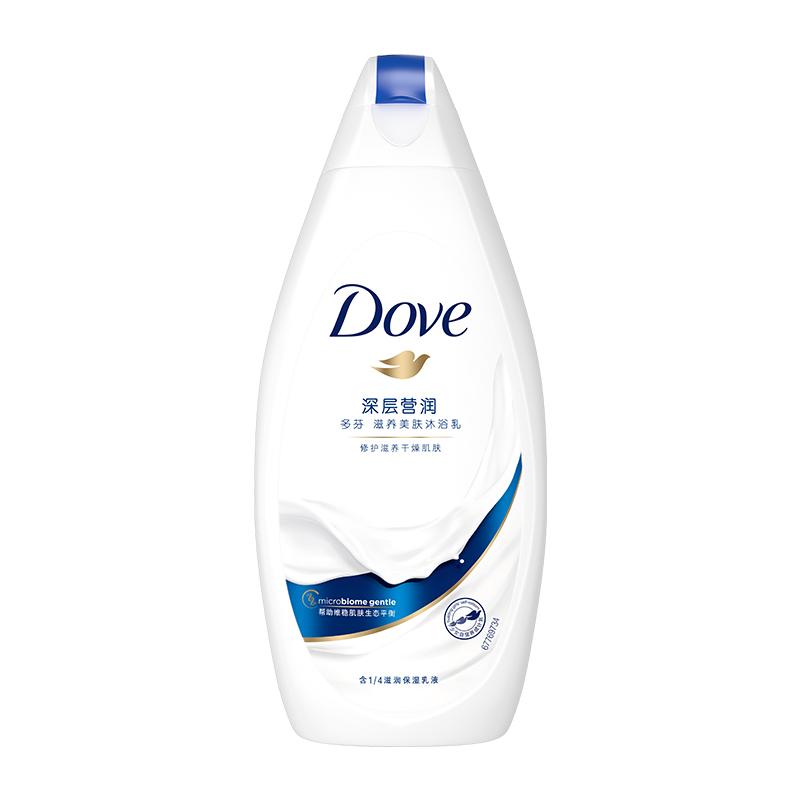 多芬 DOVE 深层营润滋养美肤沐浴乳 400G 本白色